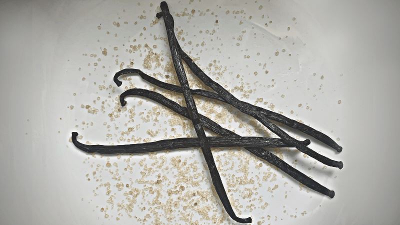 Extract grade vanilla beans